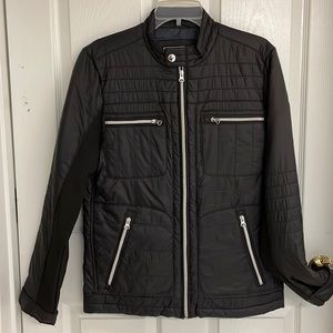 BUFFALO David Bitton lined Jacket pockets Zippers Black Mens Size Small